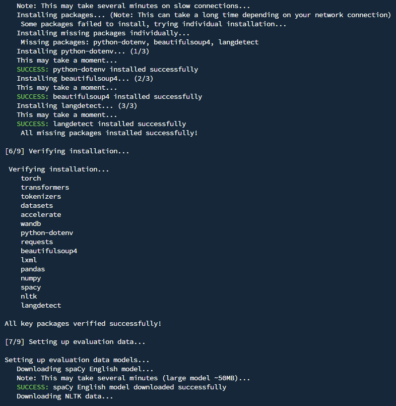 Environment setup - 2 of 3
