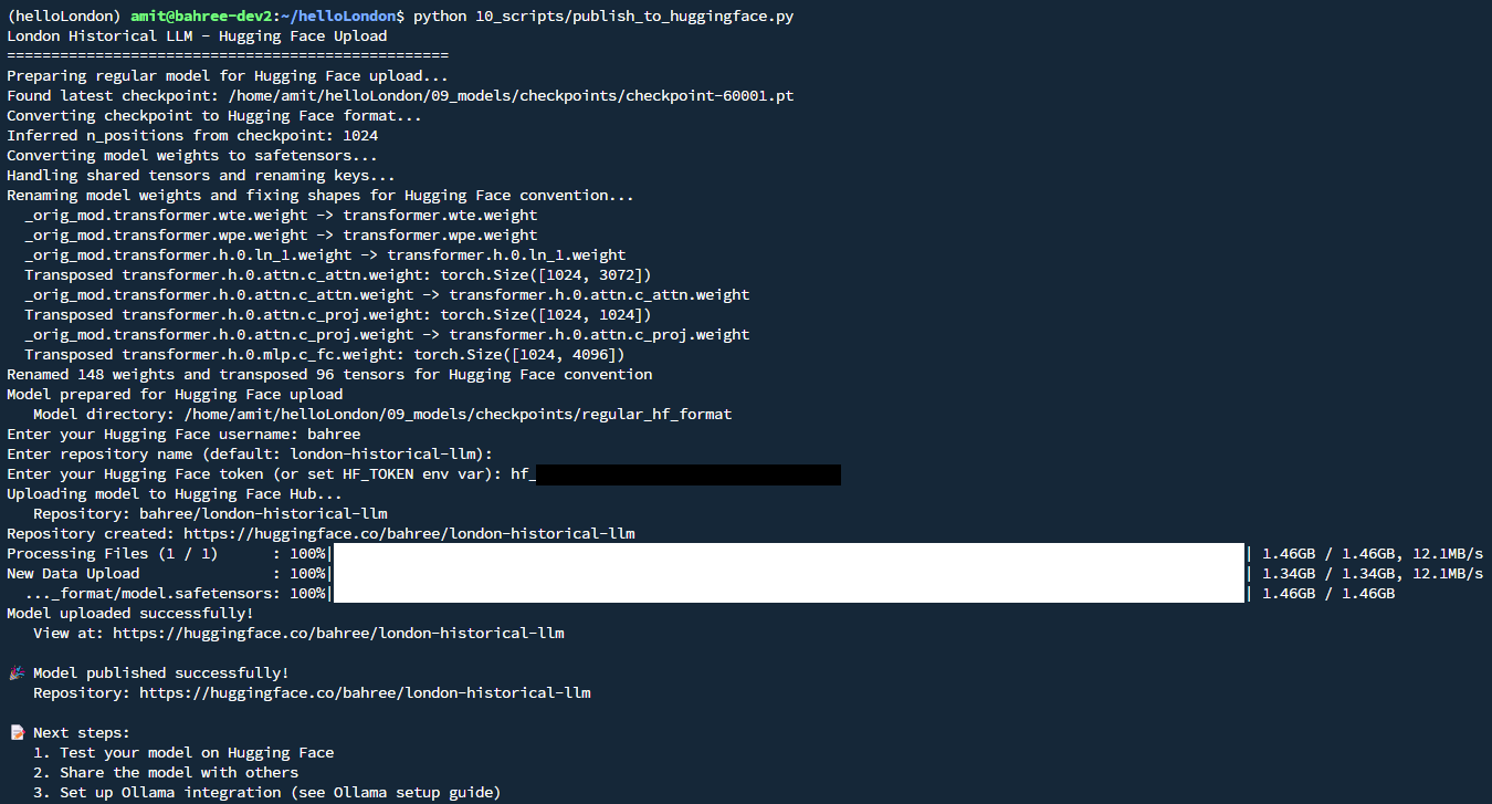 HF - Regular model upload