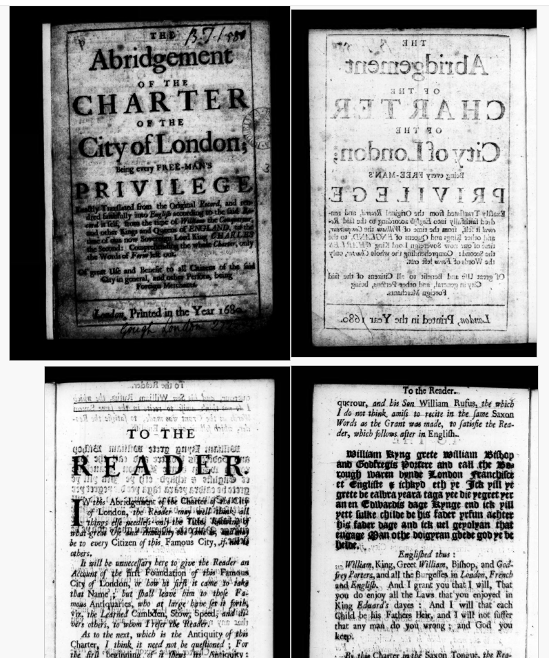 The abridgment of the charter of the city of London The abridgment of the charter of the city of London
